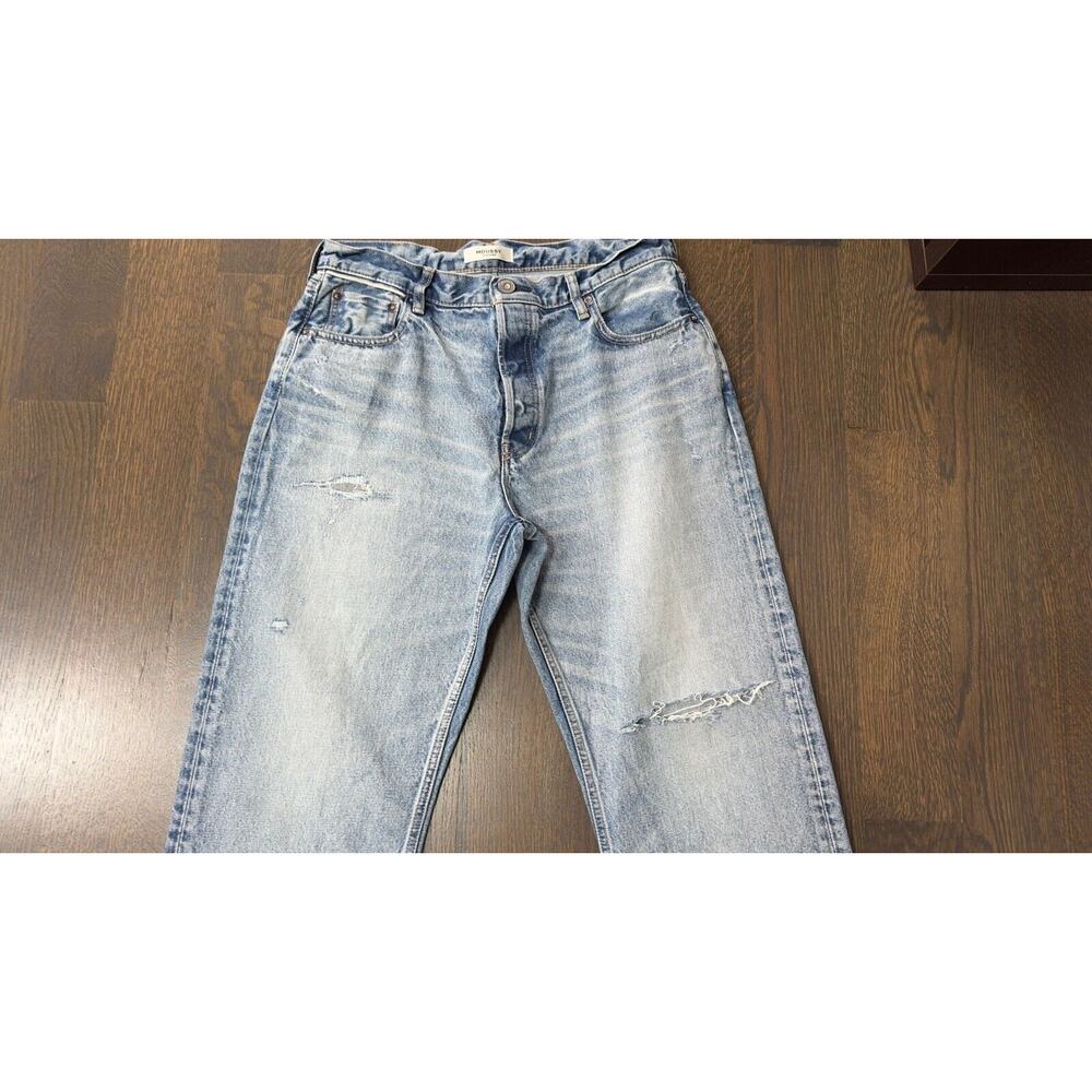 Moussy Light Blue Straight Leg Jeans - Picture 7 of 12